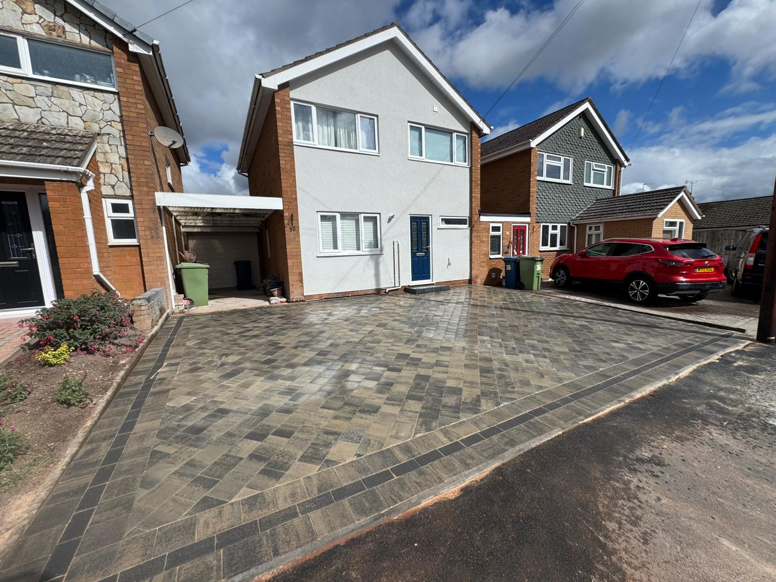 driveways completed in Biddulph by Redwood Drives and Landscaping